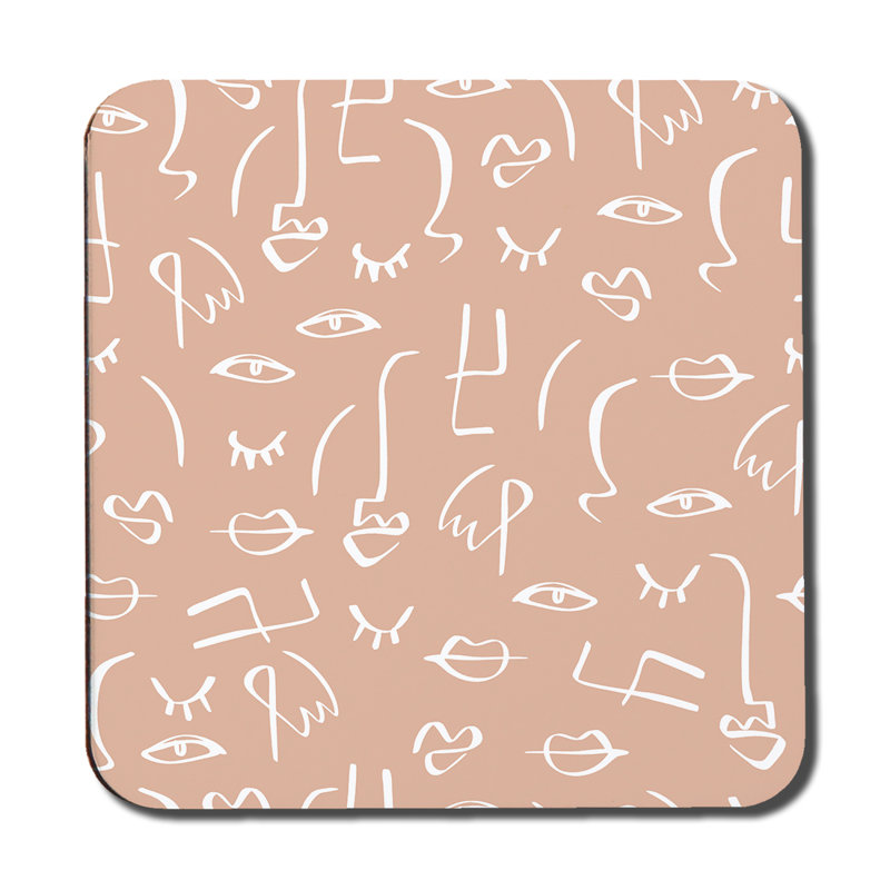 Drucill Square 6 Piece Coaster Set