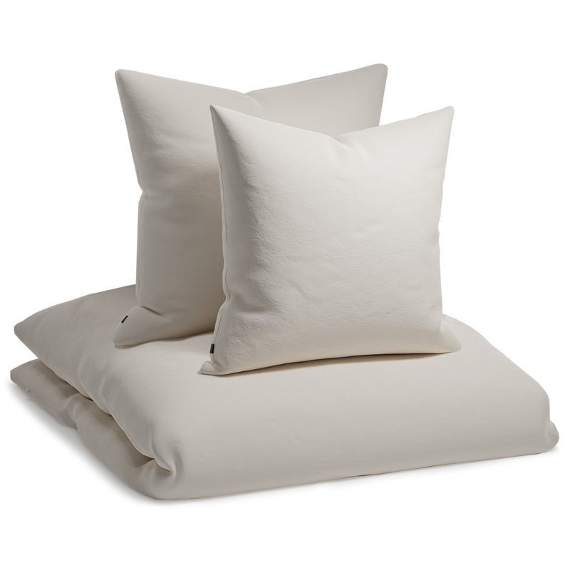 Polyester Solid Colour Duvet Cover Set with Pillow Shams Included