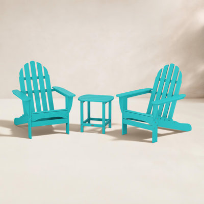 POLYWOOD® Classic Adirondack 2-Person Patio Seating Group