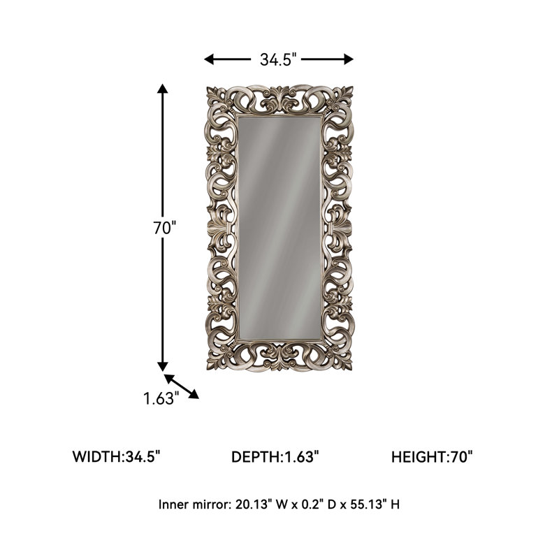 Milbourn Rectangle Leaning Mirror
