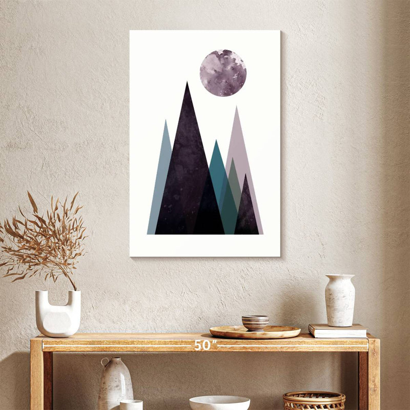 Alvord Scandi Mountains Blue II, 30" H x 20" W