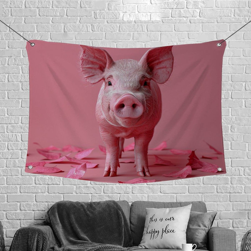 Microfiber Fabric Tapestry, 50" H x 60" W
