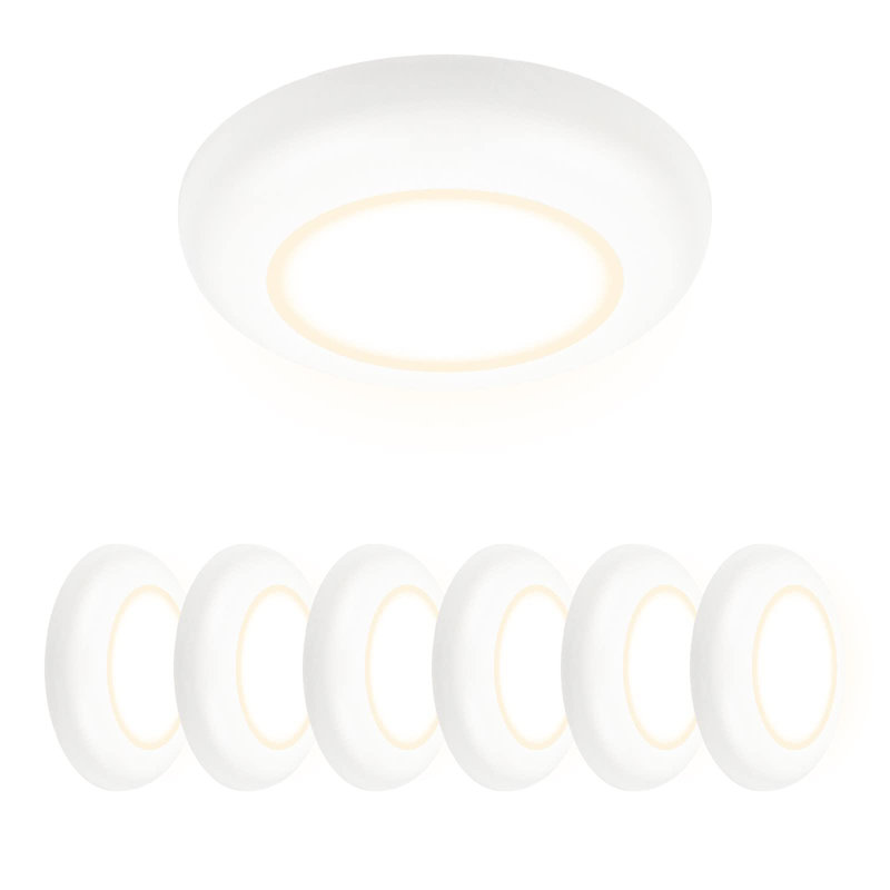 Plafonnier encastré à DEL - Éclairage à DEL écoénergétique - Luminaire à DEL écoénergétique - Installation polyvalente facile à installer
