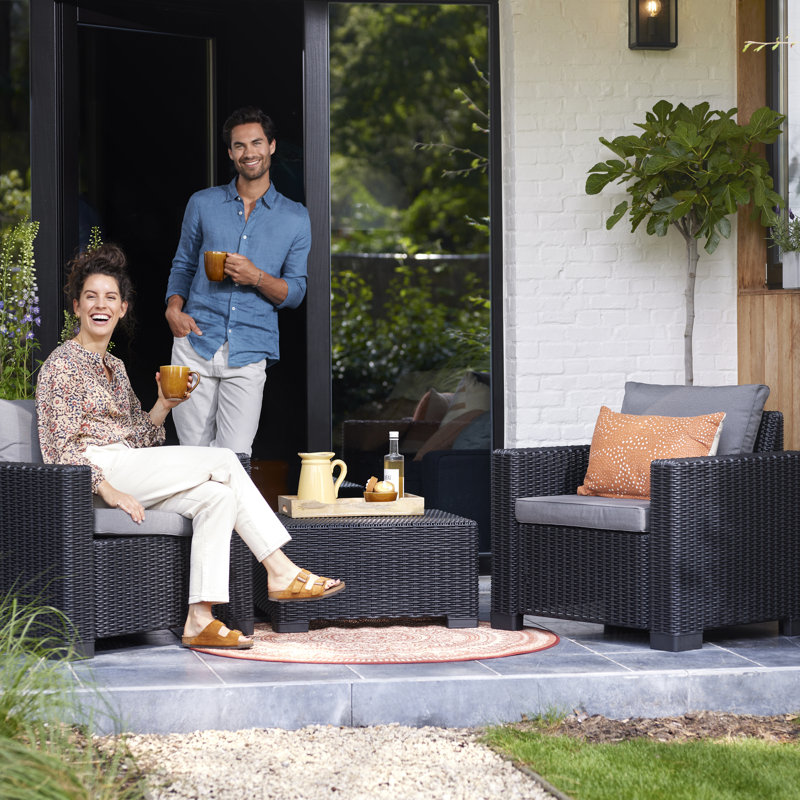 Keter California Armchair x2 - Graphite