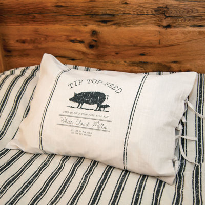 Cotton Striped Sham Set