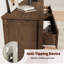 Commode à tiroirs pour chambre à coucher, commode cannelée, armoire de rangement moderne en bois-701352519