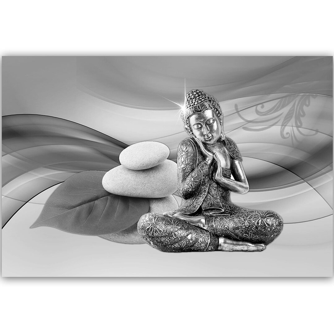 Leinwandbild Statue des Buddha 3