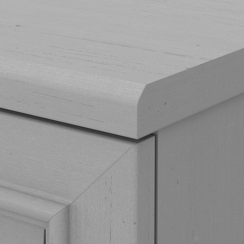 Armoire de rangement à 3 tablettes Waelder, Gris Cape Cod