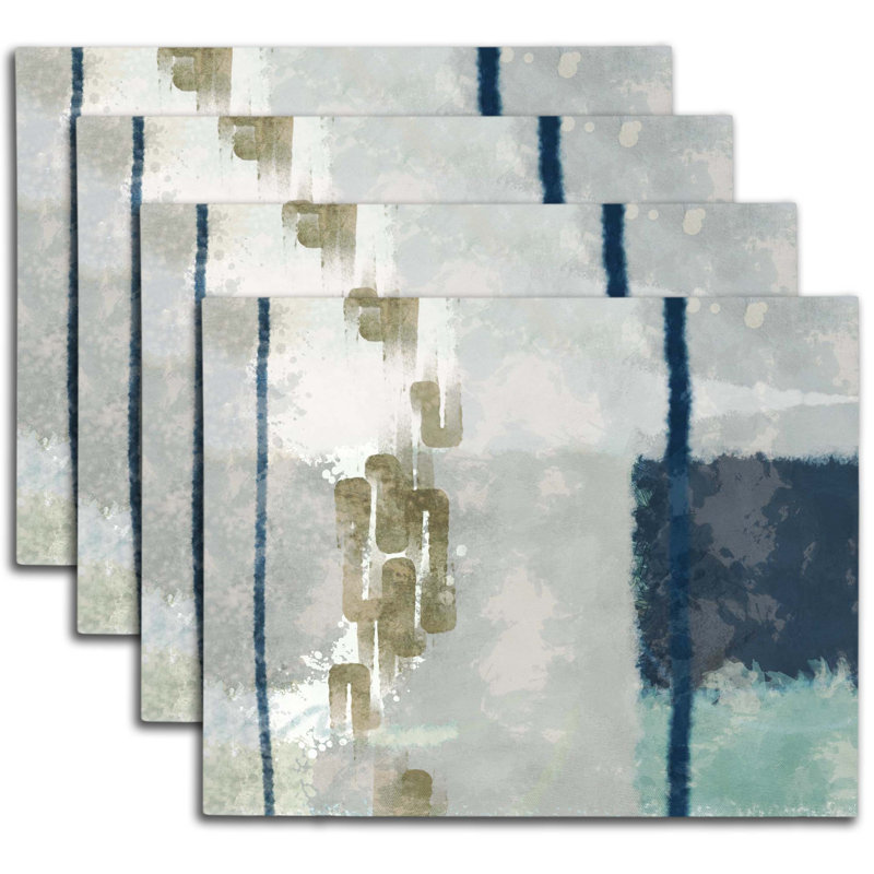 Napperon abstrait en polyester