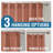 Linen Curtains for Living Room 2 Panels Back Tab Loop Pocket Textured Light Filtering Semi Sheer Rustic Farmhouse Boho Curtain for Bedroom , Terracotta-16304811-16304813