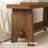 Danard 43.3''W Wood Bench with Storage Shelf Mortise and Tenon Design-743343238
