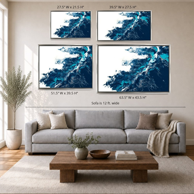 «Blue Blaze» par Ajoya Grace - impression sur toile
