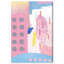 Doll Memories - Jolie toile bleue abstraite colorée par Art Remedy-117220530-117220531-117434803