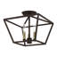 Plafonnier semi-encastré 3 lumières 12,5 cm Veasey-302551496