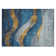 Machine Washable Indoor/Outdoor Xhevrie Blue Rug