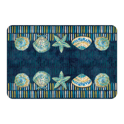  Tapis de cuisine à coquillages embellis anti-fatigue par Laural Home