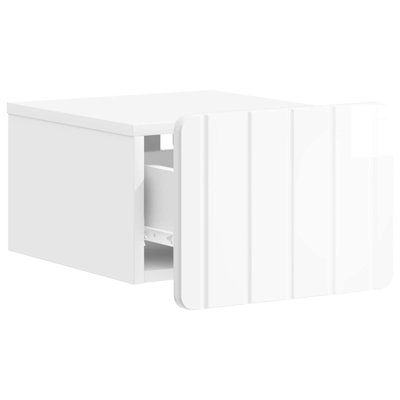 33cm W Manufactured Wood Bedside Table