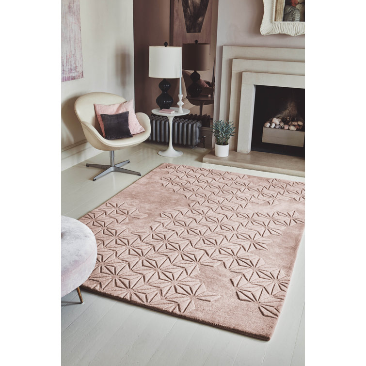 Olive Geometric Hand Woven Area Rug