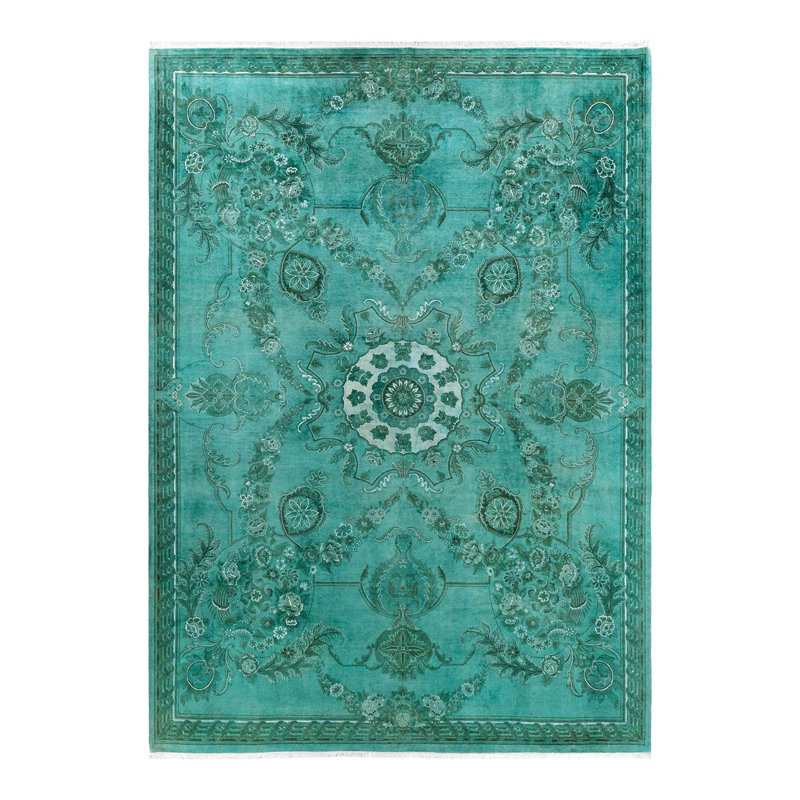Overyed One-of-a-Kind Rectangle 8'3" X 11'5" Hand Knotted Area Rug