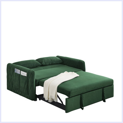 Causeuse en velours Pricop