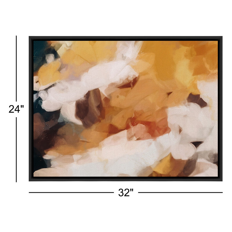 Clay Painting by Patricia Vargas, 24" H x 32" W, Black Maple Framed