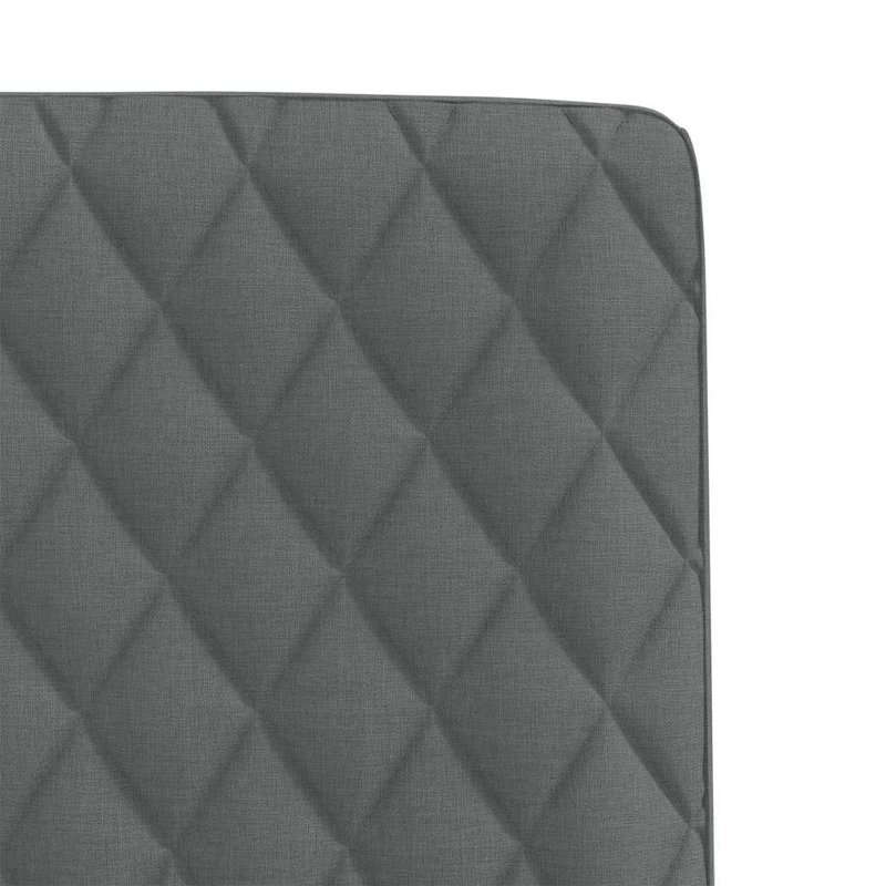 Ensemble de 4 chaises de salle à manger Vidaxl gris foncé