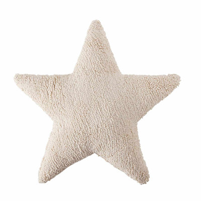 Stars Cotton Blend Reversible Throw Pillow