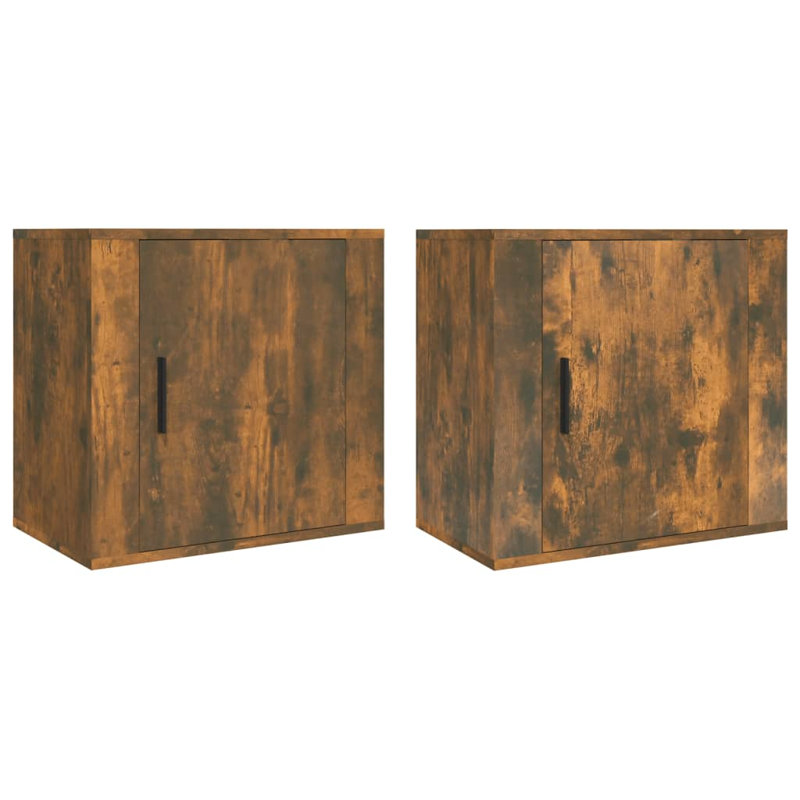 Jasemin 50cm W Manufactured Wood Bedside Table, Brown