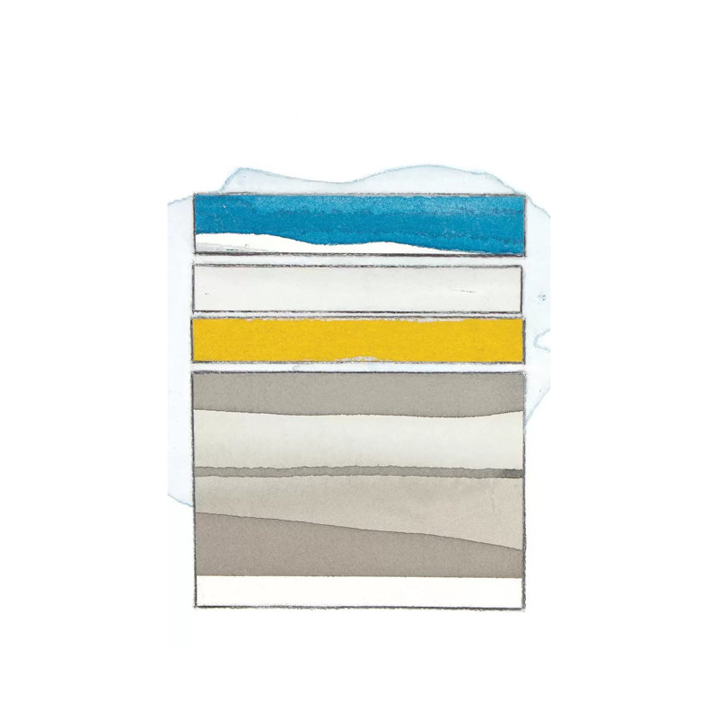 Pacific Horizon I by Rob Delamater - Gallery-Wrapped Canvas Giclée on Canvas, 66.04 cm H x 45.72 cm W x 3.175 cm D