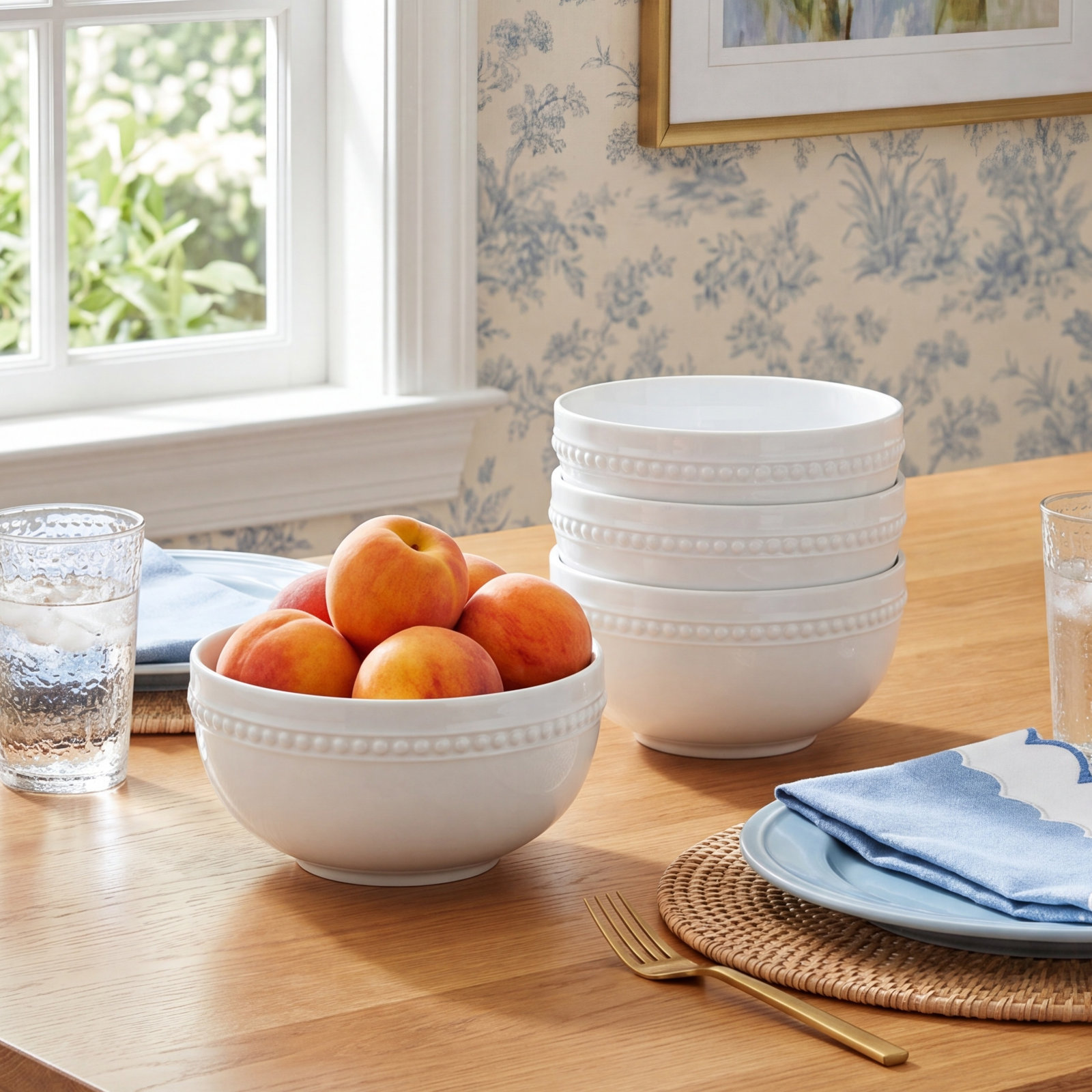 Porcelain Fruit Bowl