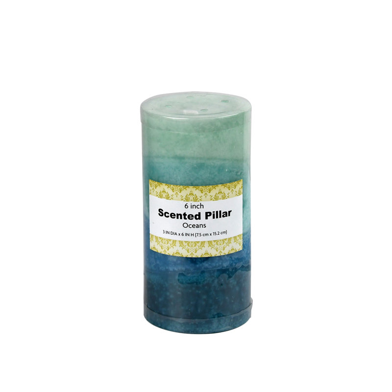 Bougie pilier parfumée Oceans, 12