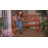 Araneli Cardinals Metal Garden Bench-1441090368