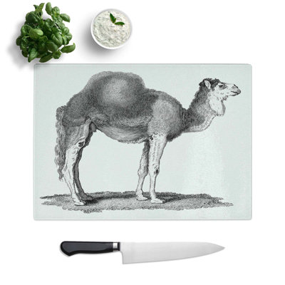 Tempered Glass Arabian Camel Chopping Board