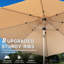 Parasol de patio 9 pi - Résistance, imperméable, inclinaison facile à utiliser, pour le jardin, la terrasse, la cour, la piscine