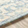 Tapis gris / bleu pâle en laine touffeté à la main Bergmann
