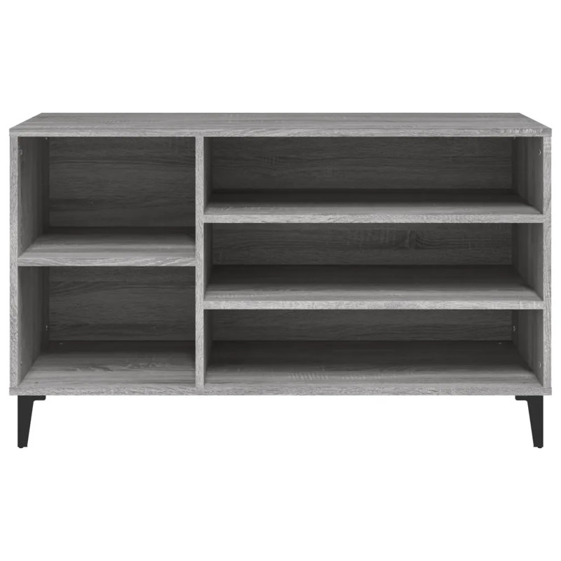 Shoe Cabinet 102x36x60 cm Engineered Wood, Grey Sonoma