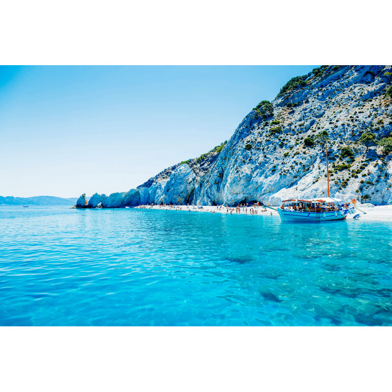 Famous Rock At Lalaria Beach - Wrapped Canvas Print, 30cm H x 46cm W x 3.8cm D