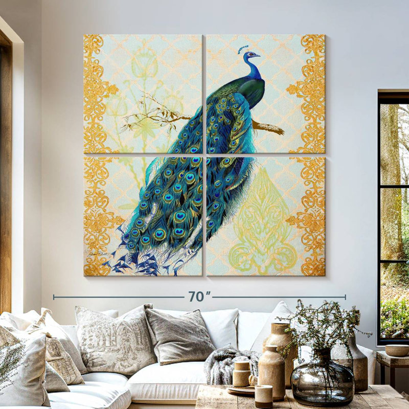 Brampt Beautiful Peacock, 57" H x 57" W