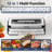 Airtight 95‑kPa Powerful Suction Food Vacuum Sealer