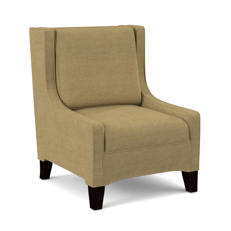 Fauteuil de chambre l 26 po Lucy, Fauve antique