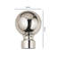Heavy-Duty Adjustable Curtain Pole with Finials-455005174-454942162