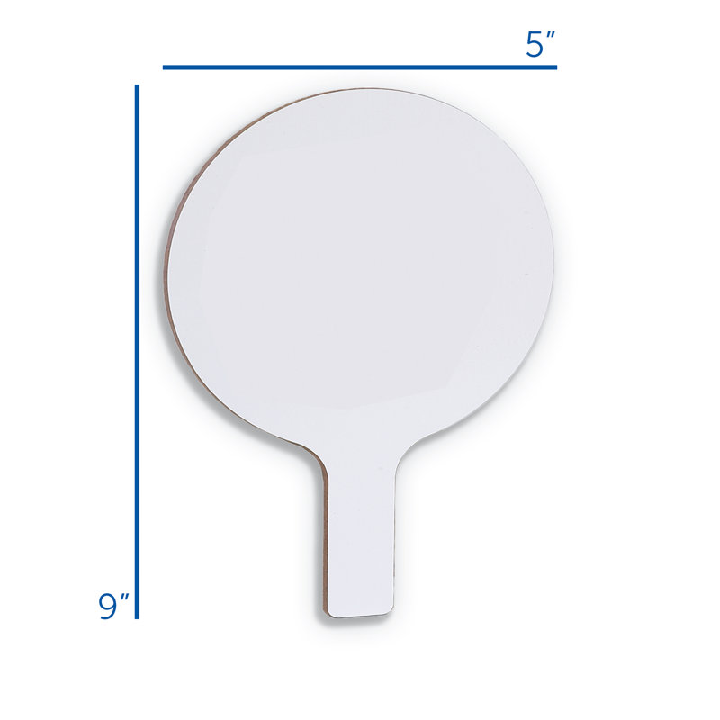 Tableau blanc, H 5 po x L 9 po