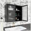 Armoire de rangement murale, verre trempé flûte-1247055857