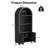 70.9'' Tall Arched Bookcase with Open Shelves and Doors, Display Storage Cabinet for Living Room, Bedroom, or Kitchen Pantry-1272330296