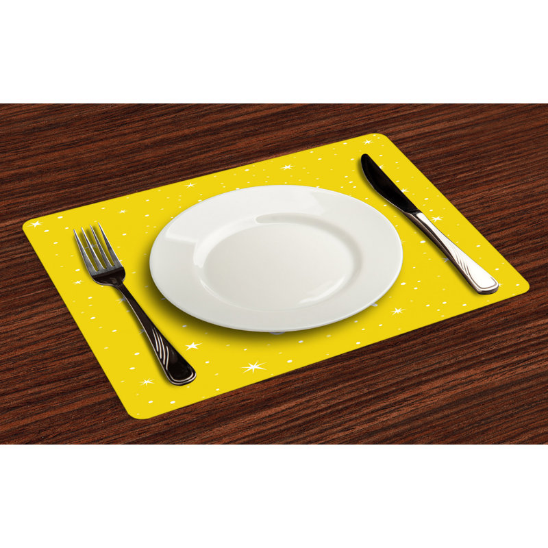 Polyester Abstract Rectangle Placemat