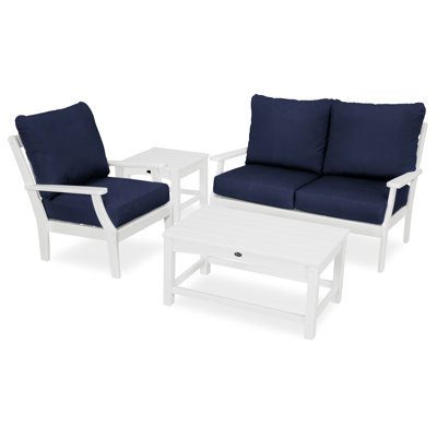 Yacht Club 4-Piece Deep Seating Set