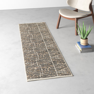 Tapis intérieur / extérieur à motif géométrique et rayé Silva