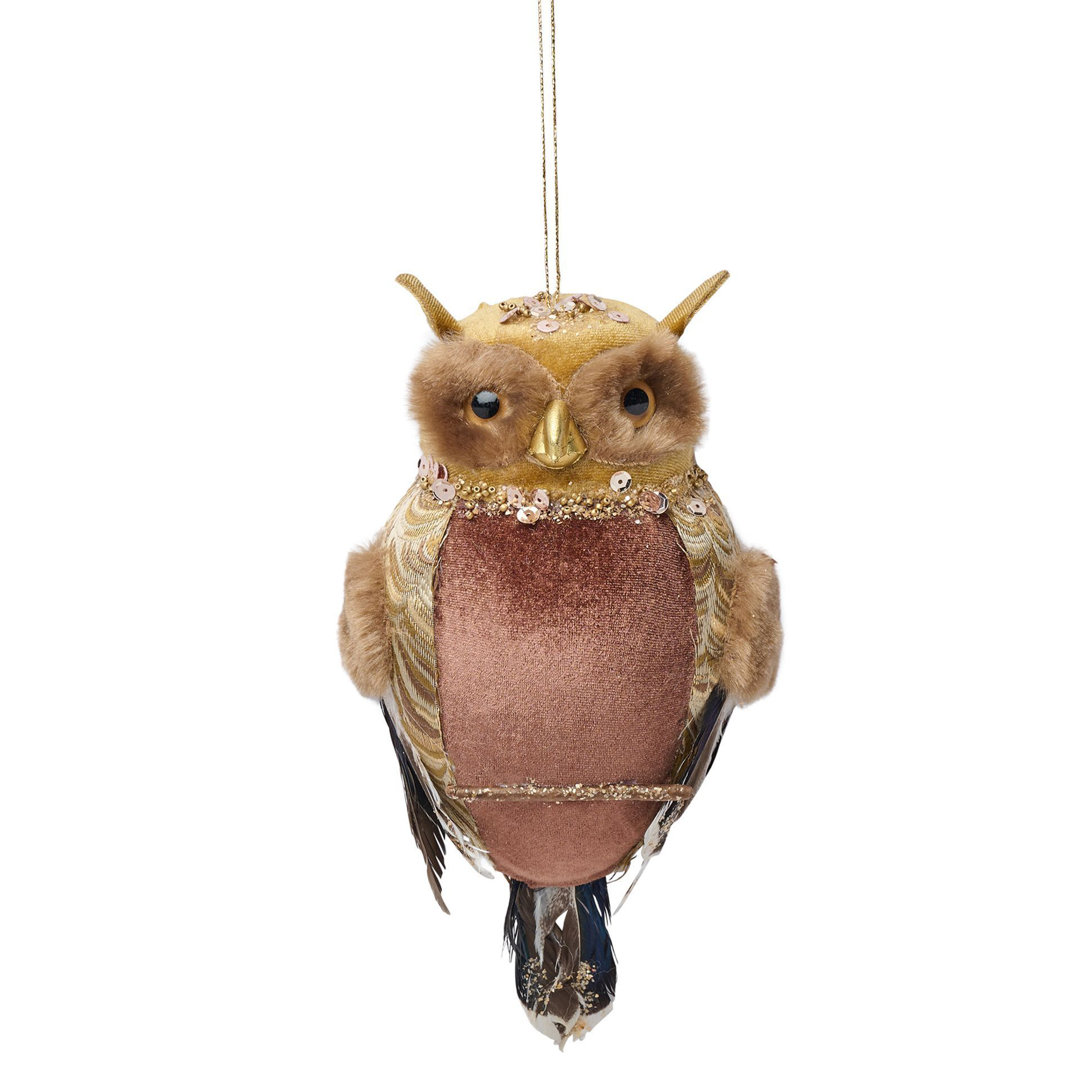 12.99cm Fabric Novelty & Humour Hanging Figurine Ornament