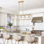 5-Light E12 40W 44.88inch Modern Industrial Kitchen Island Caged Chandelier