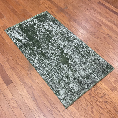 17 Stories Turkish Modern Erased Design Wool & Silk Rug